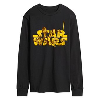 Men's Star Wars Logo Rebels Long Sleeve Graphic Tee