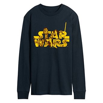Men's Star Wars Logo Rebels Long Sleeve Graphic Tee