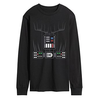 Men's Star Wars Darth Vader Costume Long Sleeve Graphic Tee