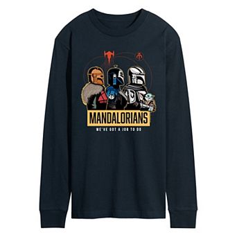 Men's Star Wars The Mandalorians We've Got A Job To Do Long Sleeve Graphic Tee