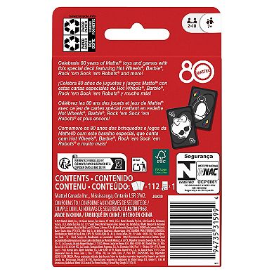 Mattel UNO 80th Anniversary Card Game