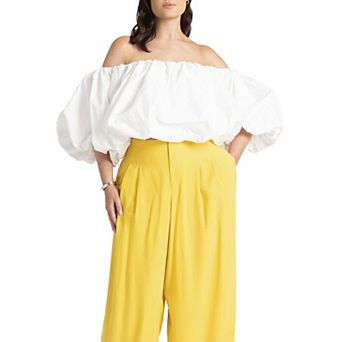 ELOQUII Women's Plus Size Bubble Top