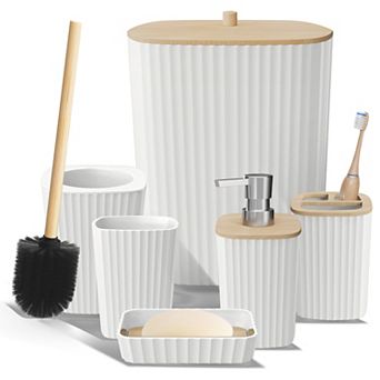 Clara Clark Complete Set Bathroom Accessory Set