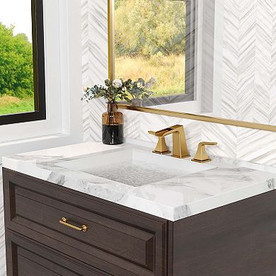 Widespread 2-handle Bathroom Faucet with Drain Assembly