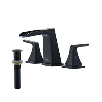 Widespread 2-handle Bathroom Faucet with Drain Assembly