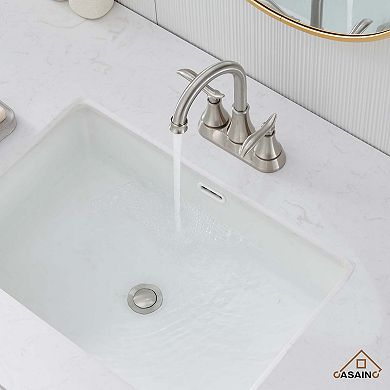 4-inch Centerset Bathroom Faucet with Drain