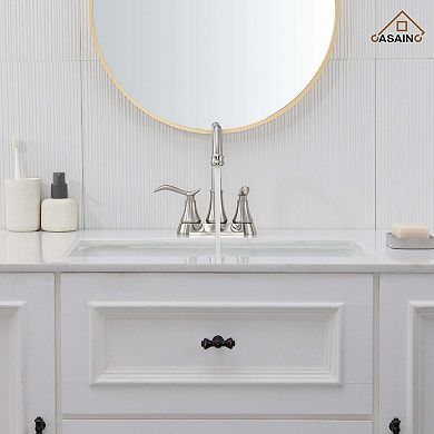 4-inch Centerset Bathroom Faucet with Drain