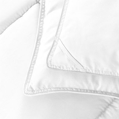 Elegant Comfort 3-Piece Box Stitched Comforter & Shams - Duvet Insert with 4 Corner Tabs