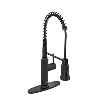 1.8 Flow Pull Down Sprayer Kitchen Faucet with Infrared Sensor Induction Function and Deck Plate