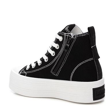Women's High Top Canvas Sneakers Refresh By Xti