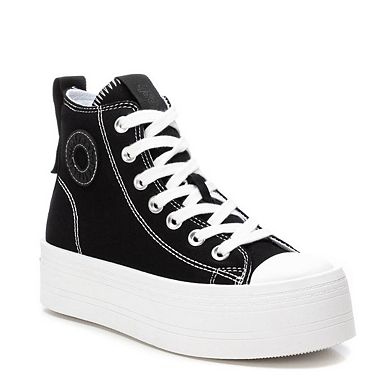 Women's High Top Canvas Sneakers Refresh By Xti