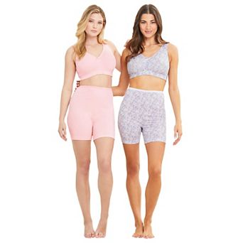 Comfort Choice Women's Plus Size 2-Pack Cotton Full Coverage Bra