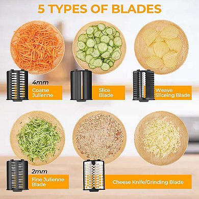 Efficient Electric Grater Multifunctional Slicer Shredder