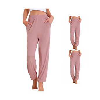3 pc Women's Pajama Pants Soft Comfy Pj Pants Lounge Pants Sleepwear with Pockets