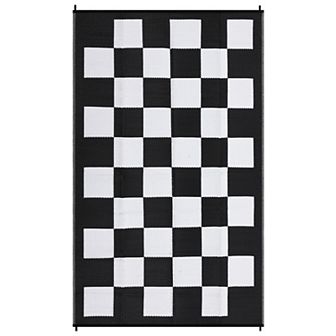 Garvee Geometric Outdoor Area Rug Waterproof Reversible Carpet for Picnic RV
