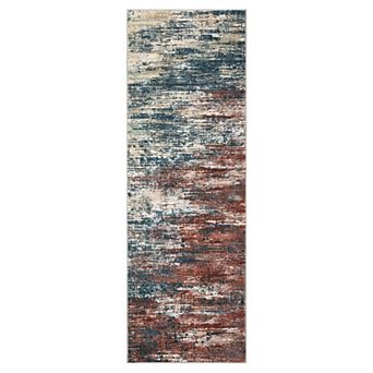 Garvee Modern Abstract Colorful Area Rug Ultra Thin Non Slip Throw Carpet for Bedroom