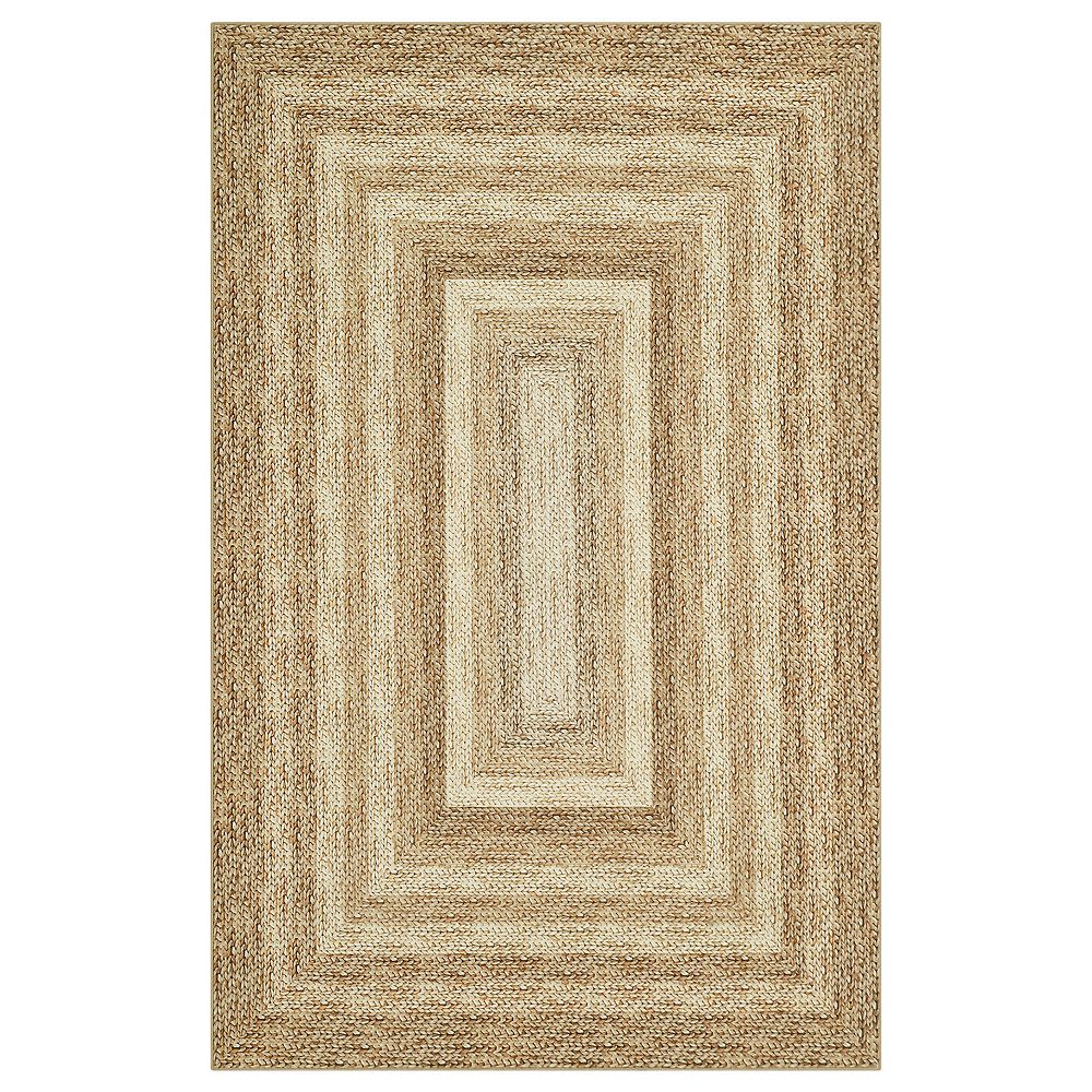 Garvee Modern Loop Track Area Rug Machine Washable Non Slip Indoor Carpet