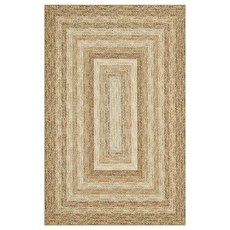 Garvee Modern Loop Track Area Rug Machine Washable Non Slip Indoor Carpet