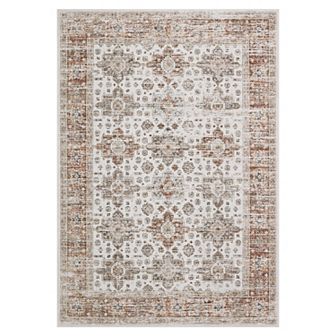 Garvee Machine Washable Area Rug Non Slip Stain Resistant Rug for Living Room