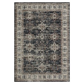 Garvee Machine Washable Area Rug Non Slip Stain Resistant Rug for Living Room