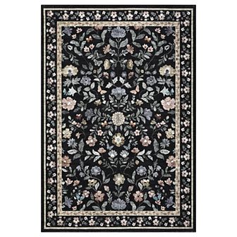 Garvee Pastoral Style Area Rug Ultra Thin Non Slip Stain Resistant Carpet for Home Decor