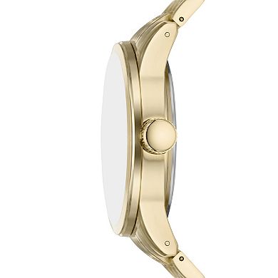 Relic by Fossil Men's Gold Tone Skeleton Dial Automatic Bracelet Watch - ZRT0002