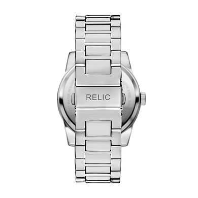 Relic by Fossil Men's Skeleton Dial Stainless Steel Bracelet Automatic Watch - ZRT0006