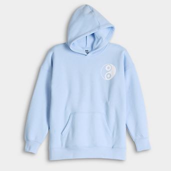 Girls 6-16 SO® Adaptive Oversized Graphic Pullover Hoodie