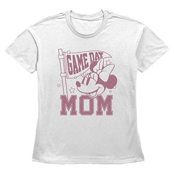 Disney's Minnie Mouse Game Day Mom Women's Graphic Tee