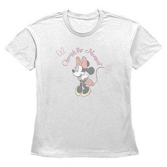 Disney's Minnie Mouse Cherish The Moment Women's Graphic Tee