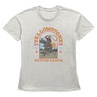 Women's Yellowstone Dutton Ranch Est. 1886 Graphic Tee