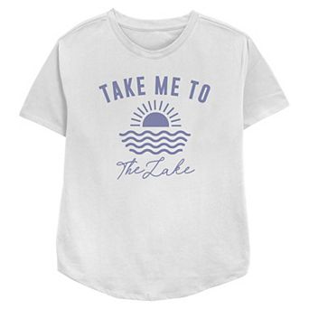 Women's Take Me To The Lake Relaxed Fit Graphic Tee