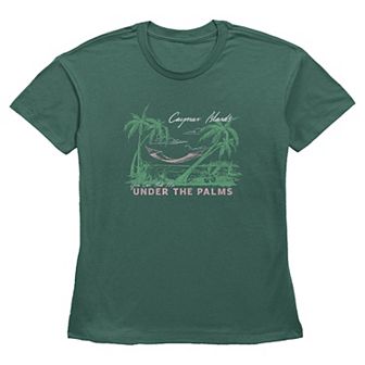 Women's Cayman Islands Under The Palms Graphic Tee