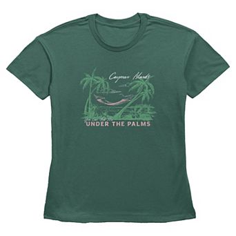 Women's Cayman Islands Under The Palms Graphic Tee