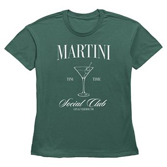 Women's Martini Social Club Tini Time Graphic Tee