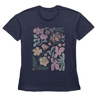 Women's Faded Floral Graphic Tee