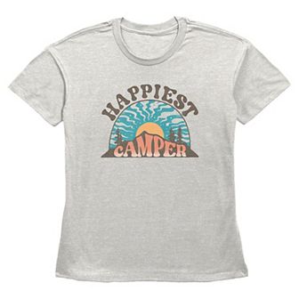 Women's Happiest Camper Graphic Tee