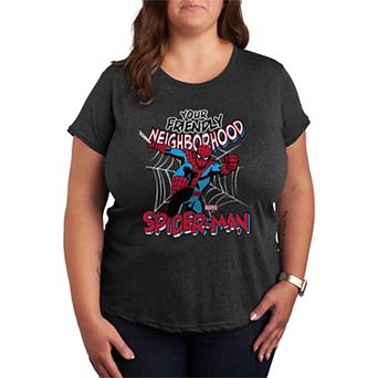 Plus Size Marvel Spider-Man Graphic Tee