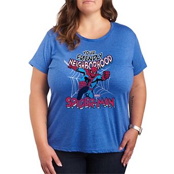 Plus Size Marvel Spider-Man Graphic Tee