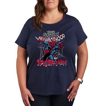 Plus Size Marvel Spider-Man Graphic Tee