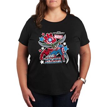 Plus Size Marvel Captain America Brave New World Graphic Tee