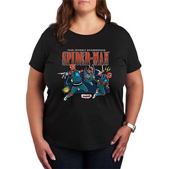 Plus Size Marvel Your Friendly Neighborhood Spider-Man Graphic Tee