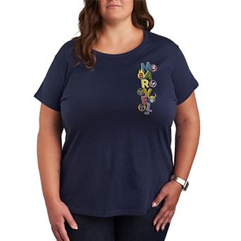 Plus Size Marvel Villains Stacked Graphic Tee