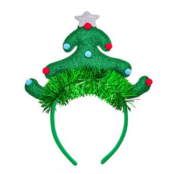 Christmas Tree Tinsel Headband