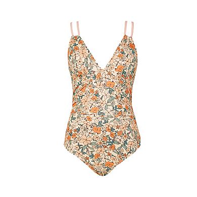 Women's Cupshe Tummy Control Back Cutout One Piece Swimsuit