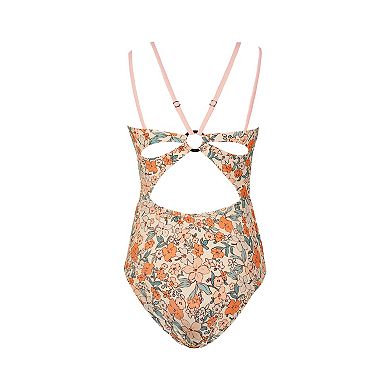 Women's Cupshe Tummy Control Back Cutout One Piece Swimsuit