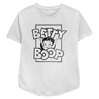 Women's Betty Boop Vintage Portrait Relaxed Fit Graphic Tee