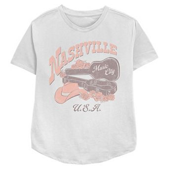 Women's Nashville Music City USA Relaxed Fit Graphic Tee