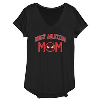Women's Marvel Spider-Man Most Amazing Mom Graphic Tee