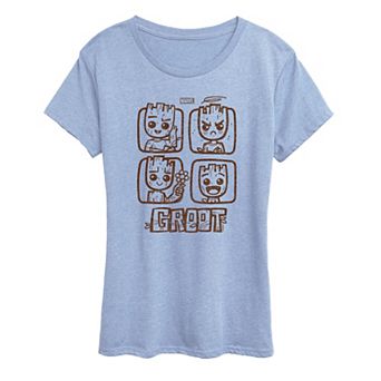 Women's Marvel Guardians Of The Galaxy Groot Graphic Tee